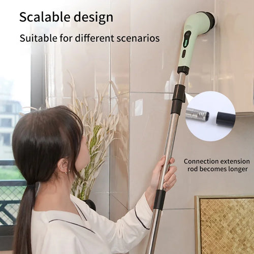 Effortless Electric Spin Scrubber – Deep Clean Your Home in Minutes