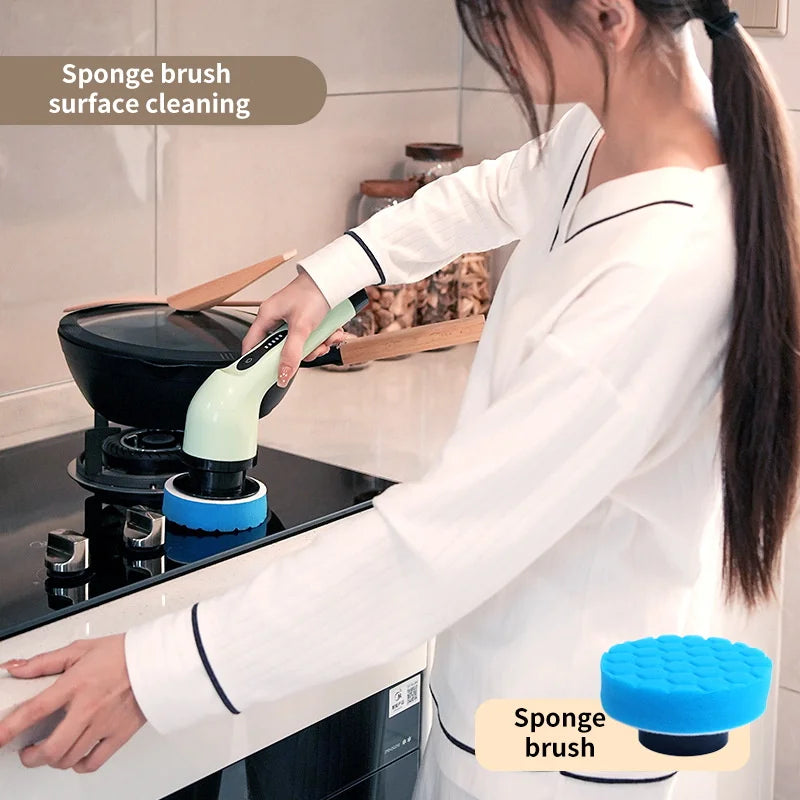 Effortless Electric Spin Scrubber – Deep Clean Your Home in Minutes